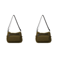 thumbnail image 1 of Bolso Bandolera para Mujer Con Múltiples Bolsillos Hombro Nailon() Verde, 1 of 3