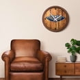 thumbnail image 5 of New Orleans Pelicans 20.25" Faux Barrel Top Clock, 5 of 5