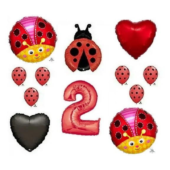 SECOND 2ND LADYBUG BIRTHDAY PARTY Balloons Decorations Supplies NEW