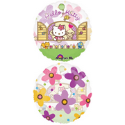 26" HELLO KITTY Double Sided Balloon • Large Foil Mylar Balloon • Party Supplies Decorations Foil Mylar Balloon