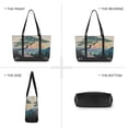thumbnail image 6 of FORMRS Canvas Laptop Tote Bag for Women with 15.6" Computer Compartments Shoulder Handbag, Pine Tree Rainbow, 6 of 7