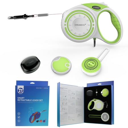 UPC: 0843775107587 | Dogness Retractable Leash Package – one Bluetooth Speaker one LED Light one Convenience Box Good Gift Christmas Holidays Parties (Forest Green 5M)