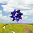 thumbnail image 6 of BINYOU 10Pcs Plastic Windmill Pinwheel Wind Spinner Kids Toy Garden Lawn Party Decor, 6 of 18