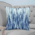 thumbnail image 4 of 26x26 Pillow Covers Set of 2, Navy Blue Vintage Throw Pillow Covers Decorative Couch Cushion Case, Stripes Painting Retro Abstract Art Microfiber Square Pillowcases for Bedroom Car Living Room, 4 of 7