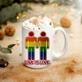 thumbnail image 2 of Valentine’s Day Mug Gift Love Is Love His Lgbt Gay Pride, Ceramic Novelty Coffee Mugs 11oz, 15oz Mug, Tea Cup, Gift Present Mug For Birthday, Christmas Thanksgiving Festival, 2 of 4