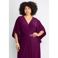 thumbnail image 4 of Catherines Women's Plus Size V-Neck Twist Maxi Dress, 4 of 6