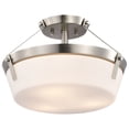 thumbnail image 4 of Nuvo Lighting - Rowen - 3 Light Semi-Flush Mount In Traditional Style-9.63, 4 of 13