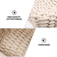 thumbnail image 3 of HLONK Basket Woven Cotton Basket Rope Storage Small Thread Decorativewove Coiled Basketshandles, 3 of 10