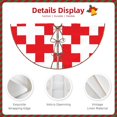 thumbnail image 3 of Defioc Red Cross 1 for Christmas Tree Skirt Snowman Xmas Tree Skirt Farmhouse Christmas Decorations Tree Mat for Holiday Party Decor-36", 3 of 6