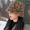thumbnail image 4 of Winter Bucket Hat Furry Fisherman Hats for Women Plush Warm Hats for Women, 4 of 6