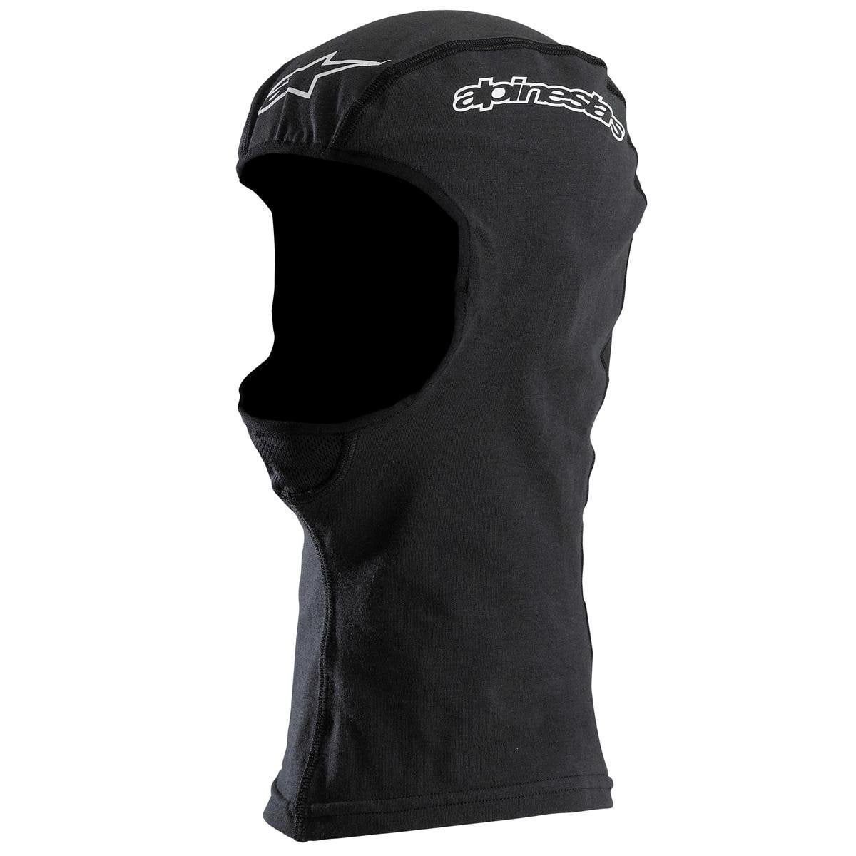 Black One Size Alpinestars Mens Open Face Balaclava