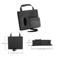 thumbnail image 6 of Mightlink Seat Storage Pocket Multi-Pocket Tissue Box Design Space-saving Multifunctional Large Space Interior Organizer Dust-proof Universal Car Backseat Storage Organizer for Automobile, 6 of 7