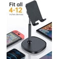 thumbnail image 5 of Soporte para teléfono móvil, soporte de teléfono ajustable en ángulo para escritorio para iPhone 15 Pro Max, soporte para teléfono perezoso ajustable multifuncional, 5 of 5