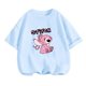 thumbnail image 3 of Camisón infantil de Stitch con diseño de anime kawaii, camisetas casuales de verano a la moda con múltiples dibujos animados, camisetas con cuello redondo y manga corta estampadas, 3 of 5