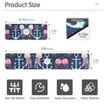 thumbnail image 3 of Yayeee Faucet Mat for Kitchen Sink 14.7" Diatomite Long Splash Guard Pad, Blue Anchor, 3 of 7