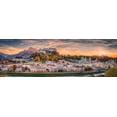 thumbnail image 2 of Mitterwallner, Stefan 14x7 Gold Ornate Wood Framed with Double Matting Museum Art Print Titled - Salzburg In Fall Colors, 2 of 4