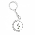 thumbnail image 1 of antlers bastet bell garland rotatable keyholder disc accessories chain clip, 1 of 3