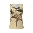thumbnail image 4 of Gaeub Vintage Bird Women's Workout Tank Tops Lightweight Sleeveless Shirts for Women for Athletic Running Tennis Yoga - Small, 4 of 9