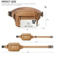 thumbnail image 3 of Fanny Packs for Women Fashion Waist Packs Bag with Adjustable Strap and 4 Zipper Pockets Waterproof Everywhere Crossbody Belt Bag for Workout Running Travelling, 3 of 8