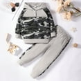 thumbnail image 2 of Youmylove Two Piece Girls Outfits Toddler Boys Girls Long Sleeve Camouflage Prints Hoodie T Shirt Tops Pullover Pants Outfits, 2 of 7