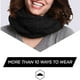 thumbnail image 5 of Bufanda de lana de dos círculos con cuello de punto para mujer cálida y gruesa para otoño e invierno, 5 of 8