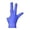 B, variant on Billiards Glove Three Finger Pool Glove, Universal Cue Sports Gloves Breathable Elastic Billiard Glove for Women or Men, Left and Right Hand Available
