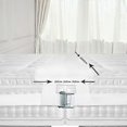 thumbnail image 5 of 20 cm Bed Bridge Mattress Connector Converts Twin Bed to King Size Wedge Mattress with Mattress Straps White, 5 of 5