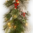 thumbnail image 4 of National Tree 9 ft Wintry Berry Garland with Clear Lights, 4 of 4