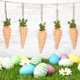 thumbnail image 2 of KAKOWELY 1 colgante de pared de Pascua con forma de zanahoria., 2 of 5