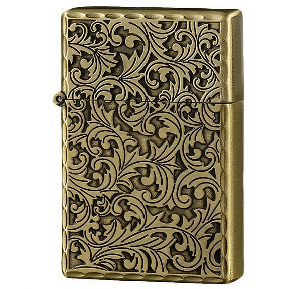 Windproof Vintage Flint Lighter Kerosene Reusable Adjustable Soft Flame Lighters for Father Husband Boyfriend