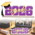 thumbnail image 2 of Graduation Yard Sign 2026 Wooden Class Of 2026 Graduation Yard Sign Table Centerpiece Desk Decor Grad Themed Decorations For High School College Photo Props Outdoor, 2 of 9