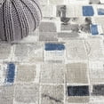 thumbnail image 6 of SAFAVIEH Pyramid Jonathon Abstract Area Rug, Ivory/Grey Navy, 8' x 10', 6 of 7