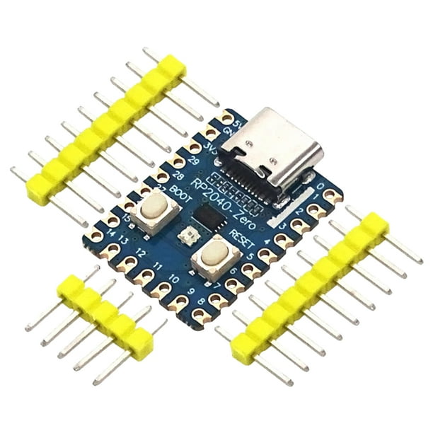 Placa de desarrollo PICO de microcontrolador RP2040-Zero de doble núcleo para Raspberry Pi