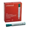 Universal Dry Erase Marker, Chisel Tip, Green, Dozen -UNV43654