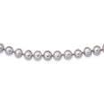 thumbnail image 4 of 925 Sterling Silver Rhodium 7-8mm Grey Freshwater Cultured Pearl Necklace 20 Inch, 4 of 5