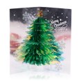 thumbnail image 3 of Árbol de Navidad Tarjeta de felicitación de papel Aniversario Cumpleaños Postal con sobre Invitaciones de fiesta Vacaciones Niños Baby Shower Verde Inevent HA009313-02B, 3 of 7