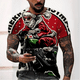thumbnail image 3 of Camiseta de Navidad para hombre, camiseta de manga corta con estampado de Papá Noel en 3D, camisetas de Navidad, camiseta de Navidad de gran tamaño, ropa para hombre, ropa caliente, 3 of 4