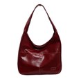 thumbnail image 1 of Bolso Tote Hobo para Mujer Wdftyju Cierre Magnético Cuero PU Vino Rojo, 1 of 9