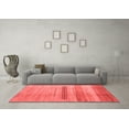 thumbnail image 3 of Ahgly Company Indoor Rectangle Abstract Red Modern Area Rugs, 2' x 4', 3 of 4