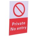 thumbnail image 2 of No Entrance Sign Sticker Adhesive No Entrance Sign Label Sign Adhesive Warning Label, 2 of 9