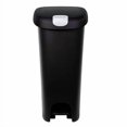 thumbnail image 3 of 12.3gal Slim Step Trash Can with Locking Lid Black: Large Kitchen Garbage Can, Pedal-Operated, Removable Lid, 3 of 6