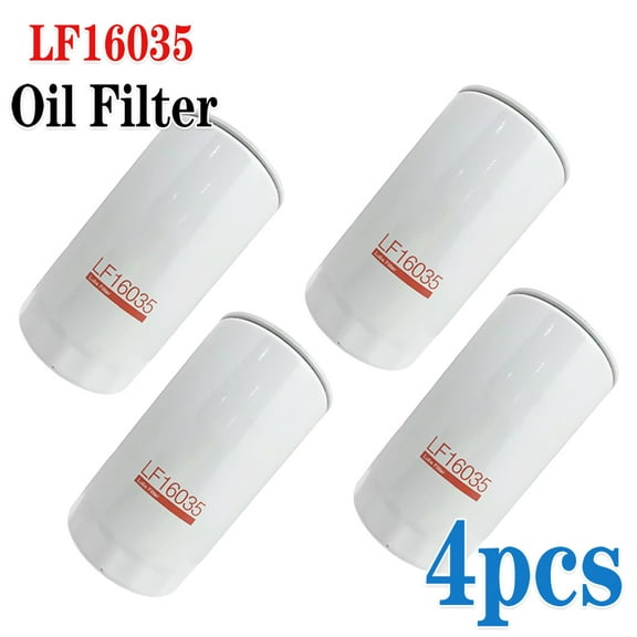 4x LF16035 Oil Filter Fits 89-18 Dodge Cummins 5.9L 6.7L Engines