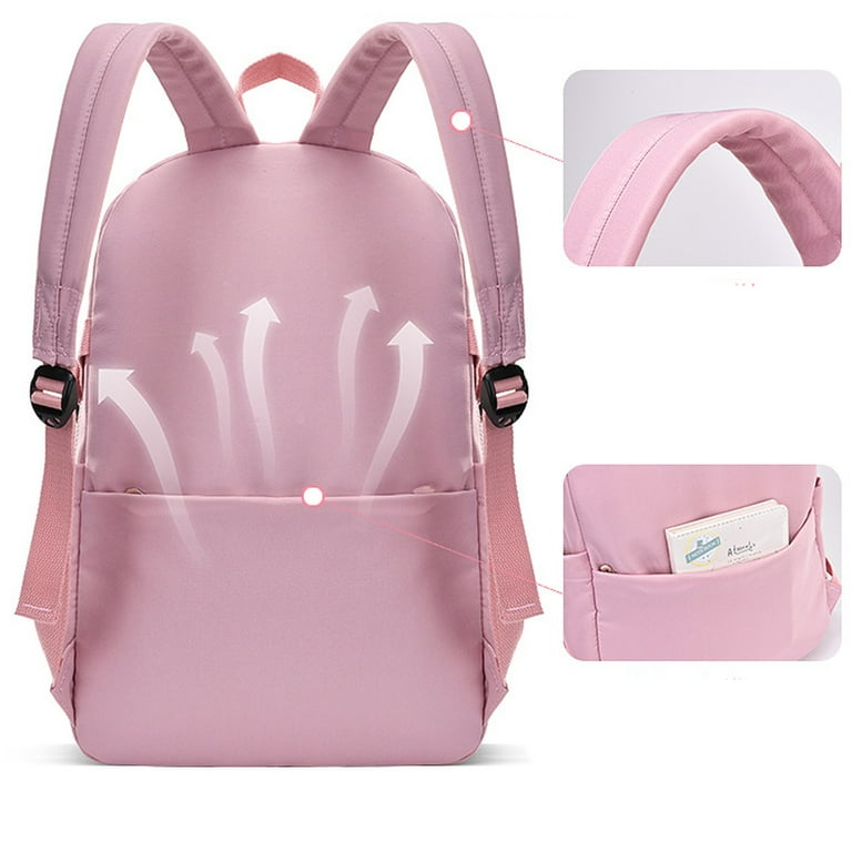 Waterproof School Backpack Teenage High School Bags for Girls Student Many Pockets Girl High Quality Campus Backpack Schoolbags Pink