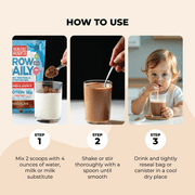 Healthy Heights Grow Daily, Whey Protein & Nutrition Mix, for Kids 3+, Chocolate, 21.7 oz (616 G)