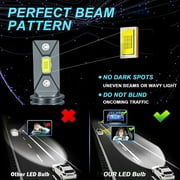 For Ford FOCUS 2012-2018 LED Headlight Bulbs,H1 High Beam+H11 Low Beam+H11 LED Fog Light Bulbs,6pcs