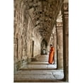 thumbnail image 1 of Great BIG Canvas | "Monk reading in Angkor Wat, Cambodia" Art Print - 16x24, 1 of 4