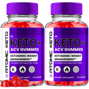 Atomic Keto ACV Gummies Maximum Strength Keto Support Supplement 2 Pack