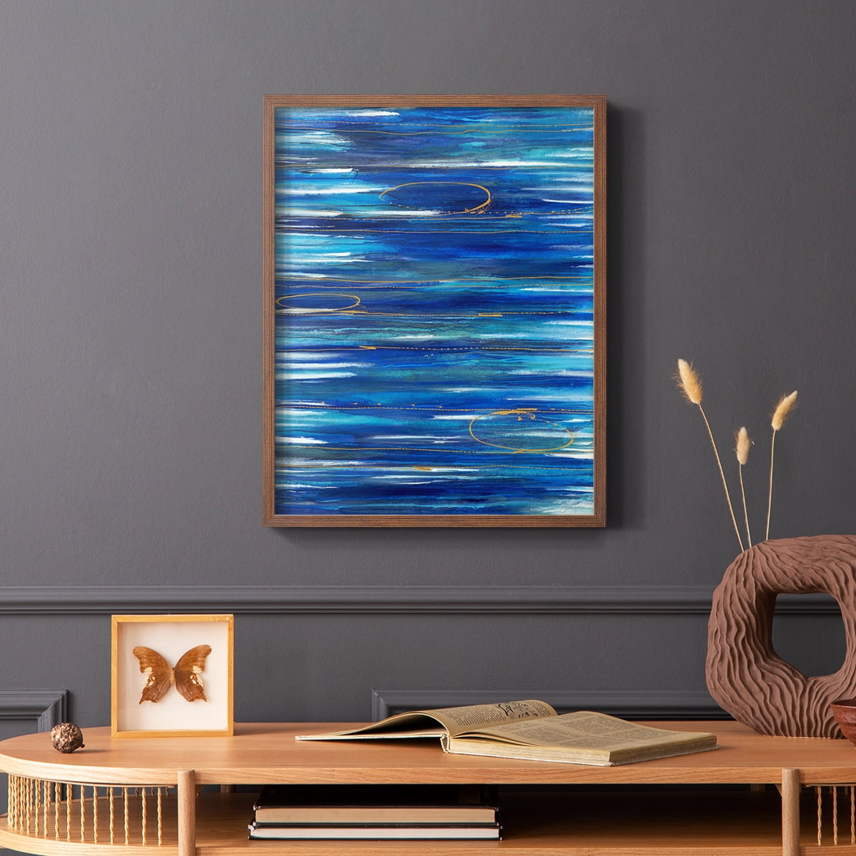 Waterworld Framed Print in Brown Solid Wood 8 x 10 Framed Print