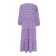 thumbnail image 3 of Gibobby Vestidos Casuales para Mujer Vestido de manga de burbuja con estampado geométrico Calle Ropa de mujer de tamaño(Morado,XL), 3 of 5