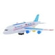 thumbnail image 2 of Avión musical iluminado con sonido y luces | Evita obstáculos motorizado | Juguete educativo STEM para niños a partir de 3 años | Modelo de avión de 30 cm, 2 of 5